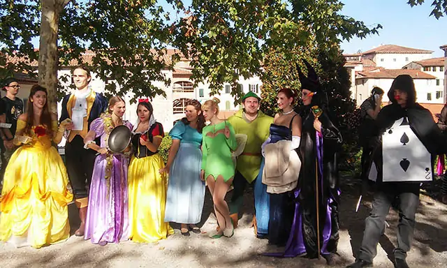 Cosplayers delle principesse Disney