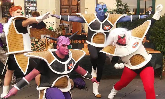 Cosplayers di Dragonball