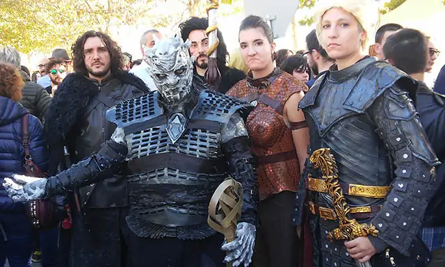 Cosplayers del Trono di Spade